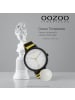 Oozoo Analog-Armbanduhr Oozoo Timepieces gelb, schwarz groß (ca. 43mm)