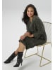 Aniston PLUS Jerseykleid in beige-schwarz