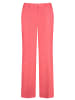 Gerry Weber Elegante Leinenhose mit Bügelfalten in Rot