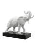 Goebel Dekofigur Elefant Studio 8 Serengeti 54 cm weiß in weiß