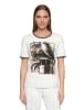Betty Barclay Basic Shirt mit Aufdruck in Patch Cream/Brown