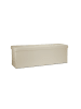 relaxdays Faltbare Sitzbank in Creme - (B)114 x (H)38 x (T)38 cm