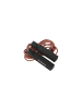 COFI 1453 SK03 Springseil aus Leder Skipping Rope zum Abnehmen in Schwarz