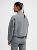 Hummel Halbreißverschluss Sweatshirt Reflektierend Logo Hmltech Multisport Damen in GREY MELANGE