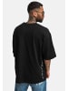 DADA Oversize T Shirt mit Frontstickerei und Ärmelstick in Schwarz