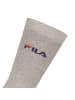 Fila Socken 6er Pack in Schwarz/Grau