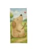 Mr. & Mrs. Panda Handtuch Hund Liebe Design ohne Spruch in Grau Pastell