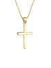 Elli Halskette 925 Sterling Silber Kreuz in Gold