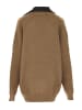 NAEMI Damen Strickjacke in Taupe