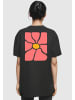 Merchcode Merchcode Ladies Flower Art Tee in black