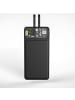 Qualo QUALO Transparente Powerbank 10000 mAh PD mit LED 23W schwarz