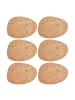 Butlers Platzset PORTO 6er-Set in Braun