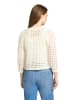 Betty Barclay Casual-Strickjacke mit Effektgarn in Rohweiß