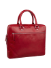 Leonhard Heyden Cambridge Aktentasche Leder 37 cm Laptopfach rot