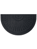 Beliani Fußmatte KORYAK in /Schwarz - (W) 75 x (L) 45 cm