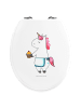 Mr. & Mrs. Panda Toilettensitz Einhorn Muffin ohne Spruch in Weiß