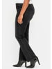 sheego Stretch-Jeans in black denim