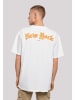 F4NT4STIC Heavy Oversize T-Shirt New York Orange OVERSIZE TEE in weiß