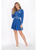 faina Women Cardigan in blue