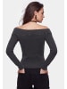myMo ROCKS Women Longsleeve in Grey Stone Wash