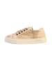 natural world Enzimatico Schnür-Tennisschuhe mit Keilabsatz Beige