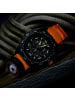 Luminox Chronograph Herrenuhr mit Kompass Bear Grylls Survival Anthrazit / Orange / Sch