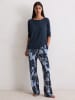 Marc O'Polo Pyjamaoberteil Mix N Match Cotton Modal in dark navy