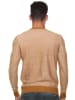 FIOCEO Pullover in camel/blau