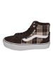 Vans Sneaker High FILMORE HI PLATFORM PLAID in braun