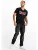Lonsdale T-Shirt "Stanydale" in Schwarz
