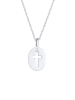 Elli Halskette 925 Sterling Silber Kreuz in Silber