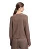 Betty Barclay Grobstrickjacke mit Lurexfaden in Braun
