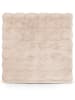 Aspero 2 Kissenbezüge aus Fellimitat 60x60 cm Milan in Taupe