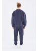 Megaman Basic Jogger Set Oversize Fit in Blau-Smoke