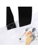 Mr. & Mrs. Panda Shopper Hund Australien Shepherd mit Spruch in Weiß