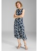 SWING Abendkleid in marine ecru - 0001