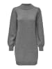 JDY Strickkleid in Medium Grey Melange