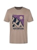 super.natural MMOUNTAIN ADVENTURE TEE in Blau