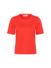 PART TWO T-Shirt kurzarm RatanaPW Gerade Passform in Poppy Red