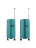 D&N Travel Line 4500 4 Rollen Kabinentrolley S 55 cm mit Dehnfalte petrol