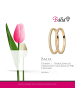 BALIA Ohrringe vergoldet (Gelbgold 750) Design Größe ca. 5cm Creolen