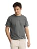 Polo Club T-Shirt ESTABLISHED MINIMAL TITLE VO in Asphalt grau