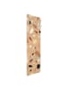 WALLART Garderobe - Terrazzo Muster Florenz in Braun