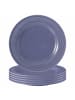 Seltmann Weiden 6er Set Speiseteller Beat Color Glaze in ø 27,7 cm in Fliederblau