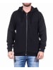 NORMANN Jacke Kapuze Sportanzug - 71188 in schwarz