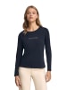Polo Club Langarmshirt in Navyblau