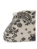 IZIA Women Clutch in Beige Black