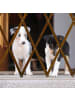 relaxdays Hundeabsperrgitter in Braun - (B)130 x (H)87,5 cm