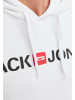 Jack & Jones Sweatshirt / Hoodie Corp in Grau / weiß