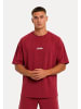 SMILODOX Oversized T-Shirt Calvento in Rot